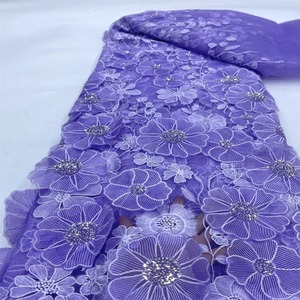 Lisami Gewebter Jacquard-Punktkaro-Dobby Organischer Stretch-Spitzenstoff Atmungsaktives Stickerei-Design Hochzeits-Brautkleidung - Product Image 5
