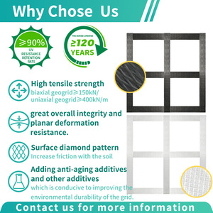 Aangepaste Hoge Treksterkte Uniaxiale Pp Geogrid Voor Dijk Versterking, <span class=keywords><strong>Super</strong></span> Dragende - Product Image 4