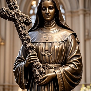Iglesia al aire libre gran decoración latón fundido tamaño real usando inglete y sosteniendo cetro Irlanda patrón <span class=keywords><strong>San</strong></span> <span class=keywords><strong>Patricio</strong></span> estatua <span class=keywords><strong>de</strong></span> bronce - Product Image 5