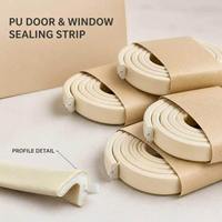 Bande d'étanchéité en PU flexible en mousse de polyuréthane pour portes et fenêtres, joint d'étanchéité pour protection des joints de cadre, vente en gros, OEM