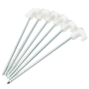 Ensemble de piquets de tente robustes pour l'extérieur, conçus pour pénétrer le sol dur - Product Image 1