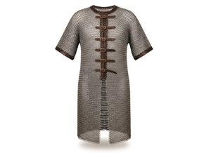 Camisa de Malla Metálica Medieval de Manga Larga para Mujer, Disfraz de Armadura Plateada de Aluminio, Camisa de Cosplay para Mujer - Product Image 2