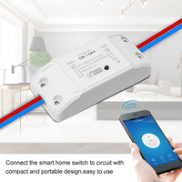 Module de relais universel intelligent pour la maison intelligente, commande vocale, contrôle à distance sans fil Wifi, mini interrupteur d'alimentation pour l'éclairage