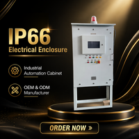 Gabinete de Distribución de Energía Industrial IP66 SS316L RAL7035, Caja Eléctrica de Diseño Personalizado, Equipo de Automatización con Certificación CE
