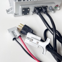 Chargeur haute intensité LNLEE 117,6V 96V 25A, charge rapide Li-ion 28S pour scooter électrique haute puissance avec boîtier en aluminium