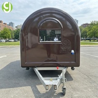Remorque alimentaire mobile Goeasy, écologique et résistante à la rouille, pour la vente de bonbons, hot-dogs et glaces lors d'événements et pour usage commercial