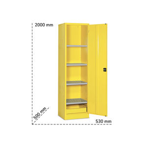 Tecnotelai 530x500x2000mm armoire de sécurité à portes battantes pour peintures et solvants - Product Image 2