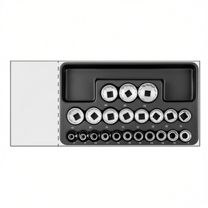 ชุดเครื่องมือซ็อกเก็ต 519 235CN ขนาดเมตริก 8-24 มม. 13 ชิ้น พร้อมกล่องเก็บ - Product Image 2