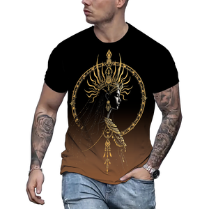 2025 Nhất Ưu đãi Mới In Kỹ Thuật Số Người Đàn Ông Của Mùa Hè T-Shirt Bán Hàng Trực Tuyến Châu Âu Huyền Thoại Phong Cách - Product Image 4