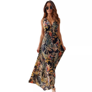 In voorraad mode kleding casual wear vrouwen jurk zomer dame jurk