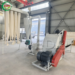 Broyeur à marteaux pour branches de bambou, broyeur de déchets d'usine de meubles, broyeur de sciure de bois, broyeur de copeaux de bois, machine de broyage CE - Product Image 2