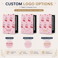 Casing Magnetik Lepas Pasang untuk Kindle Paperwhite 2021 Generasi ke-11 6.8" Sarung E-Reader Motif Bunga Kustom Grosir OEM