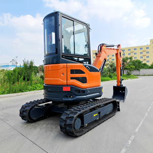 حفارات بمحرك كوبوتا 3 طن، حفارة زاحفة صغيرة مدمجة بمحرك معتمد من وكالة حماية البيئة، آلة حفر صغيرة للاستخدام المنزلي مع شحن مجاني - Product Image 5