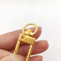 1.2cm * 3.3cm rotatif en alliage de Zinc métal homard fermoirs à la main porte-clés bricolage sac accrocher pendentifs résultats de bijoux
