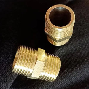 Raccordement de tuyau de plomberie raccords en laiton paire hexagonale de fil raccord mâle en laiton de gaz naturel - Product Image 6