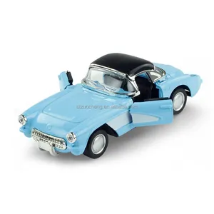 Modelo de metal de bajo precio, puerta trasera abierta 1:32, coches de juguete de lujo, modelo de coche fundido a presión