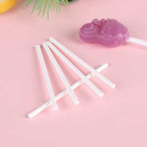 100pcs bánh Pops Gậy giấy trắng Lollipop dính cho Kẹo cứng Sucker sô cô la Biscuit làm - Product Image 6