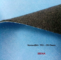 Tissu Nomex IIIA Modacrylique collé, résistant aux flammes et aux arcs électriques, imperméable et coupe-vent pour veste softshell de pompier