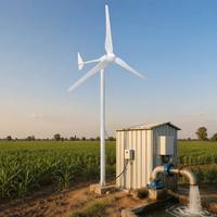 Générateur éolien 1500W GWS-1500W 48V DC, rotor 2,9m, triphasé PMSG, démarrage à 2m/s pour tour de télécommunication, station de base, IP54