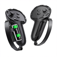 Manette MetaQuest3s/Quest3, housse de protection en silicone monobloc pour batterie, accessoires VR intelligents