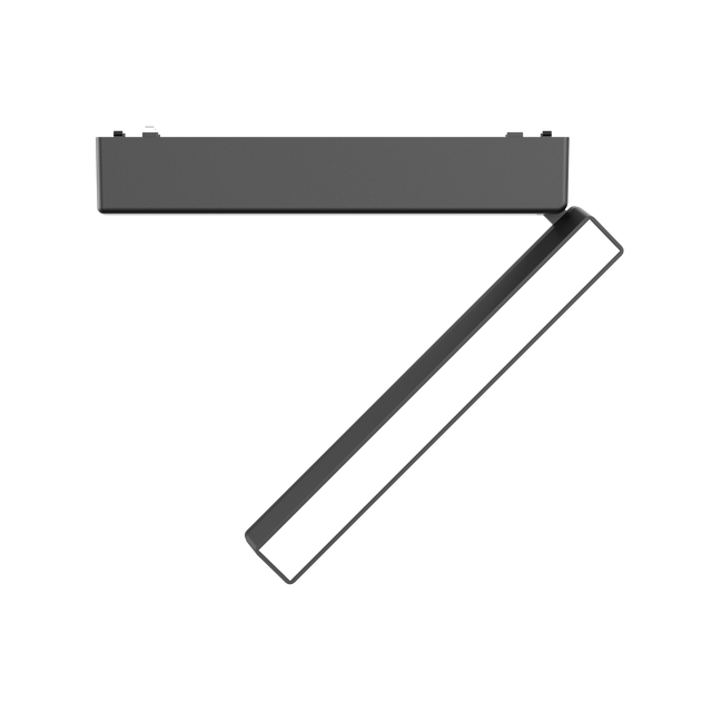 High Brightness Commercial LED Magnetic Track Light 150 Beam Angle CRI 90-98 Modern Design Aluminum Rail System for Lighting