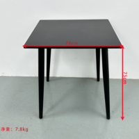 Table de jardin en aluminium robuste - Imperméable pour les barbecues en famille et les fêtes au bord de la piscine