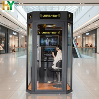 Vente en gros de distributeurs automatiques électroniques à monnayeur certifiés CE de la marque EPARK, cabines de chant mobiles en métal pour KTV et machines de jeu
