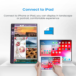 New 16 inch xách tay LED Monitor 2560x1600p <span class=keywords><strong>IPS</strong></span> hiển thị kép máy tính xách tay điện thoại thông minh màn hình Extender xách tay máy tính xách tay màn hình máy tính xách tay máy tính xách tay - Product Image 5