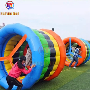 Jeu de sport de plein air interactif gonflable humain <span class=keywords><strong>flip</strong></span> it carré rond rolling team building - Product Image 2