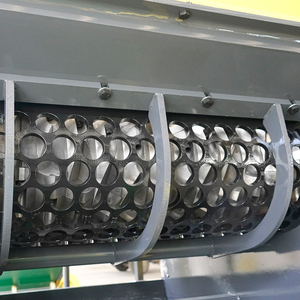 Déchiqueteuse électrique à double rouleau pour blocs de plastique avec boîte de vitesses puissante et pompe, automatisation PLC, haute productivité - Product Image 6