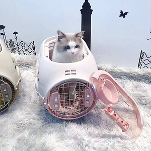 กระเป๋าใส่สัตว์เลี้ยงแบบพกพาสำหรับลูกสุนัขและลูกแมว  น้ำหนักเบา  ผ้าตาข่ายระบายอากาศได้ดี  ทำจากสแตนเลสพับได้  ได้รับการรับรองจากสายการบิน - Product Image 2