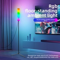 Lampe d'ambiance sur trépied LED, lumière d'ambiance RGB haut de gamme pour salon et chambre à coucher
