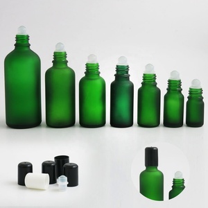 100Ml 50Ml 30Ml 20Ml 15Ml <span class=keywords><strong>10Ml</strong></span> Màu Xanh Lá Cây Thủy Tinh Mờ Con Lăn Chai Nước Hoa Tinh Dầu Cuộn Trên Chai Bao Bì <span class=keywords><strong>Container</strong></span> - Product Image 2