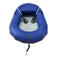 Kayak gonflable léger en PVC Hailebao, bateau escargot portable pour la pêche en lac, les divertissements aquatiques, les fêtes au bord de la piscine, 1 personne