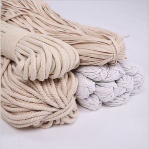 Cordón de Macramé de Algodón 100% Suave de 3mm, Cuerda de Algodón con Cierres, Venta al Por Mayor - Product Image 1