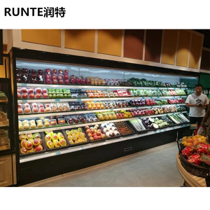 Многоуровневый холодильник для супермаркетов, вертикальный охладитель для фруктов и овощей, холодильники для супермаркетов - Product Image 3