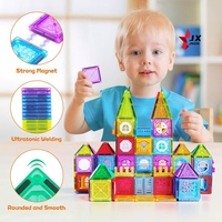 Productos 2025, Bloques Magnéticos Creativos 3D de 5.5cm, 100 Piezas, Juego de Construcción para Niños, Rompecabezas de Coche STEM, Baldosas Magnéticas