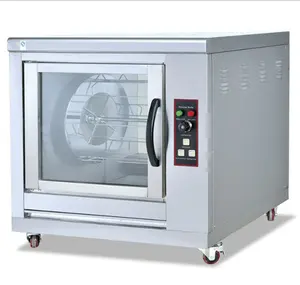 Nieuwe Technologie Horizontale Type Emmer Kip Roosteren Machine/Horizontale-Type Elektrische Revolving Oven