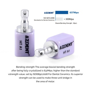 5PCS <strong>Lithium</strong> <strong>Disilicate</strong> C14-RC Dental Glass Ceramic <strong>Blocks</strong> /CAD <strong>Blocks</strong> - Product Image 2