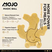 Friandises pour chiens et chats MOJO Meteor Latte, complément de fer lyophilisé