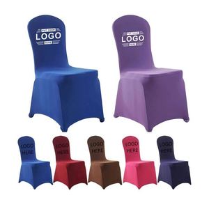 Printing <b>Folding</b> Custom Chair Cover Solid Color Spandex Chair Covers Wedding - Product Image 1