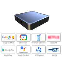 Venta al por mayor nuevas tendencias DColor GD2 Control remoto 4K * 2K 60FPS Smart TV box Android12 2 + 32GB IPTV Box