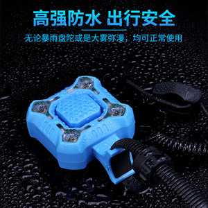 Luz Delantera para Bicicleta con Bocina, Carga USB, Resistente al Agua, Material de PC, Luz para Ciclismo Nocturno y Bicicleta de Montaña - Product Image 3