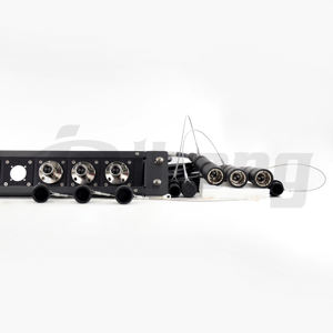 Кабельная распределительная панель (патч-панель) для трансляционных камер SMPTE 311M 3K93C, <span class=keywords><strong>2</strong></span> оптоволоконных и <span class=keywords><strong>2</strong></span> силовых кабеля, 2U, 19 дюймов, для монтажа в стойку - Product Image 2