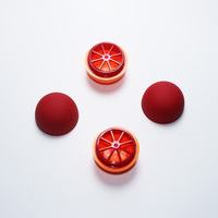 Vente chaude Mini Lèvres Sommeil Baume Boule Pot Ombre À Paupières Blush Solide En Caoutchouc Pot Crème Conteneur Distributeur Vide Cosmétique cas