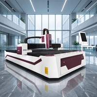 Machine de découpe laser fibre CNC pour tubes en acier 3015 avec refroidissement par eau, nouvelle prise en charge AI & LAS pour tôles et tuyaux métalliques