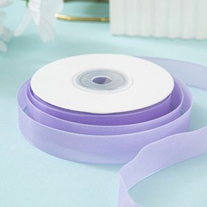 Ruban en organza transparent élégant de 1,6 cm de large, 20 yards, pour emballer les bouquets de mariage et décorer les cadeaux - Product Image 6