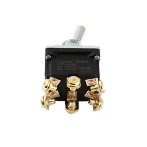 Fabriek Directe Leverancier Toggle Switch Hot Koop 6pin Tuimelschakelaar Multi-Gebruikt Zelf Return Tuimelschakelaar