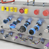 Connecteur d'aviation étanche IP68 SP13 à 3 broches, mâle-femelle, montage sur panneau en nylon, contacts en cuivre, 13A 12V, alimentation pour éclairage LED