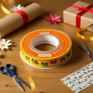 Nastro decorativo Ilan 1,5 cm x 3 m con motivi assortiti per artigianato e confezioni regalo - Product Image 2